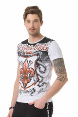 CT691 Men's T-shirt with cool crest prints