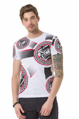 CT692 Men's T-shirt with large front print