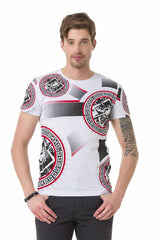 CT692 Men's T-shirt with large front print