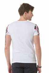 CT692 Men's T-shirt with large front print