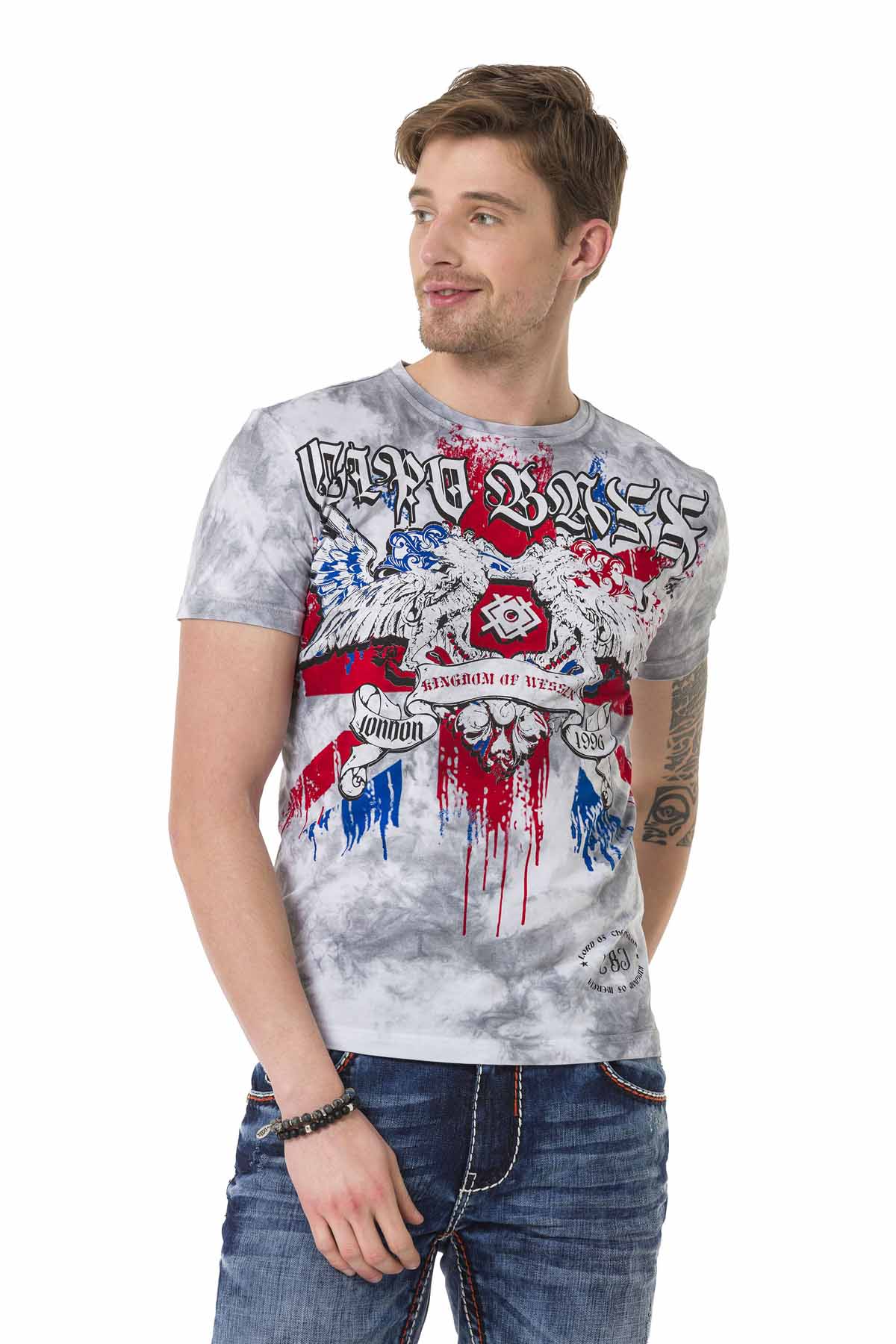 CT694 Men's T-shirt with round neck
