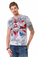 CT694 Men's T-shirt with round neck