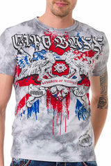 CT694 Men's T-shirt with round neck