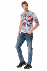CT694 Men's T-shirt with round neck