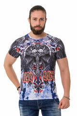 CT710 Men's T-Shirt with patterned laser print