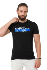 CT711 Men's T-shirt with cool embossed foil print