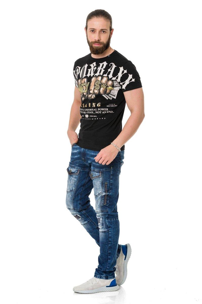 CT714 Men's T-Shirt Gang Style Basic Look