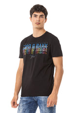 CT717 Men's T-shirt with stylish chest print