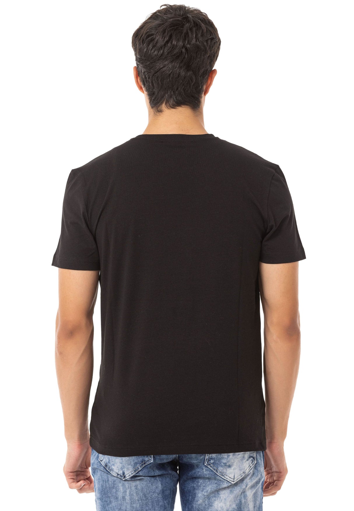 CT717 Men's T-shirt with stylish chest print