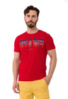 CT717 Men's T-shirt with stylish chest print