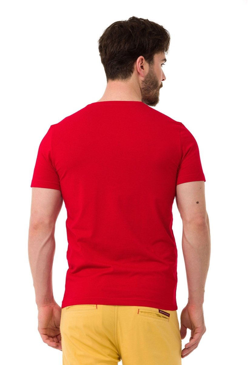 CT717 Men's T-shirt with stylish chest print