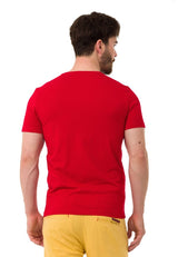 CT717 Men's T-shirt with stylish chest print