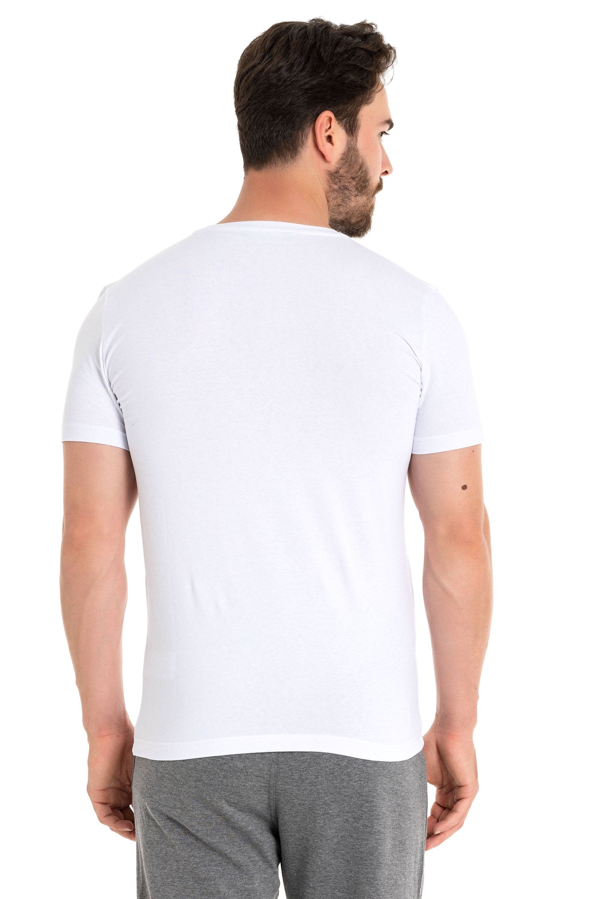 CT717 Men's T-shirt with stylish chest print