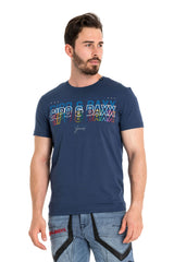 CT717 Men's T-shirt with stylish chest print