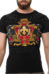 CT718 Men's T-Shirt with Panther Print