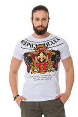 CT718 Men's T-Shirt with Panther Print