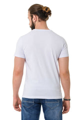 CT720 Men's T-shirt with trendy hologram design prints