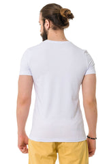 CT721 Men's T-shirt in extravagant look - brand print