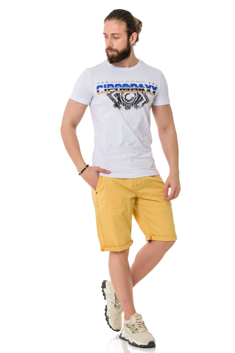 CT721 Men's T-shirt in extravagant look - brand print