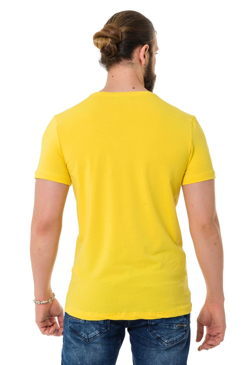 CT721 Men's T-shirt in extravagant look - brand print