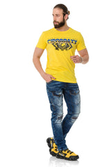 CT721 Men's T-shirt in extravagant look - brand print