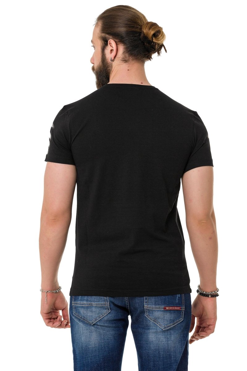 CT728 Men's T-shirt with cool brand print