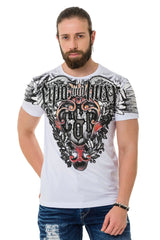 CT728 Men's T-shirt with cool brand print