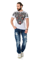 CT728 Men's T-shirt with cool brand print