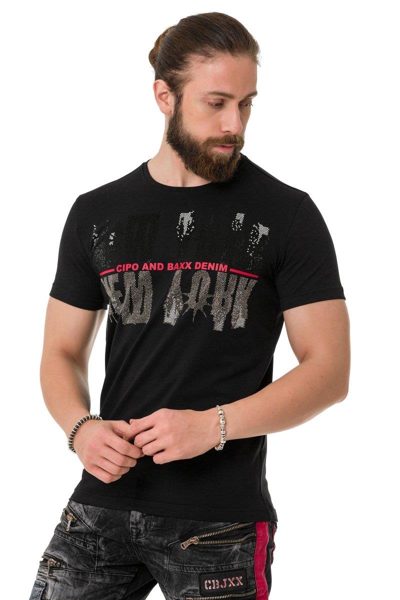 CT733 Men's T-shirt with cool city motif