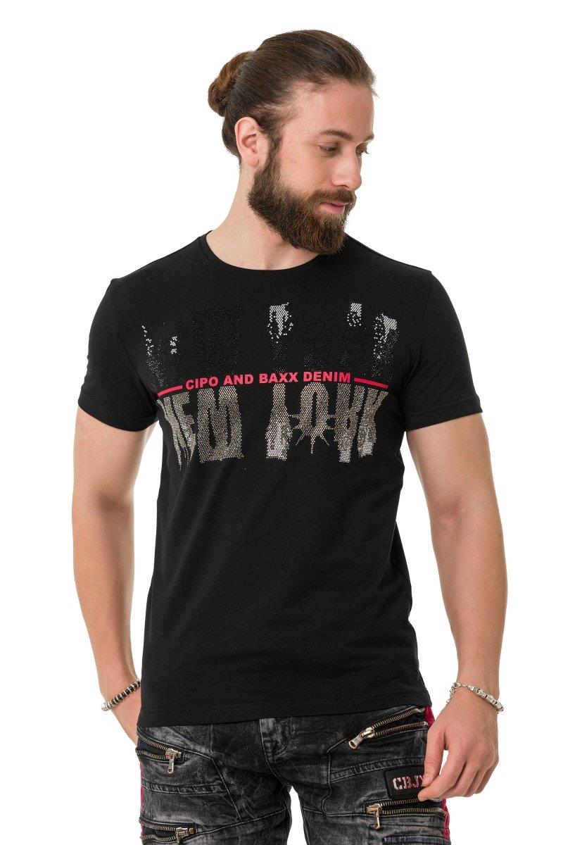 CT733 Men's T-shirt with cool city motif