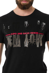 CT733 Men's T-shirt with cool city motif