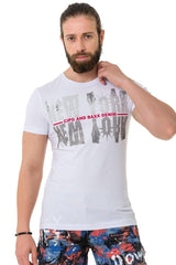 CT733 Men's T-shirt with cool city motif