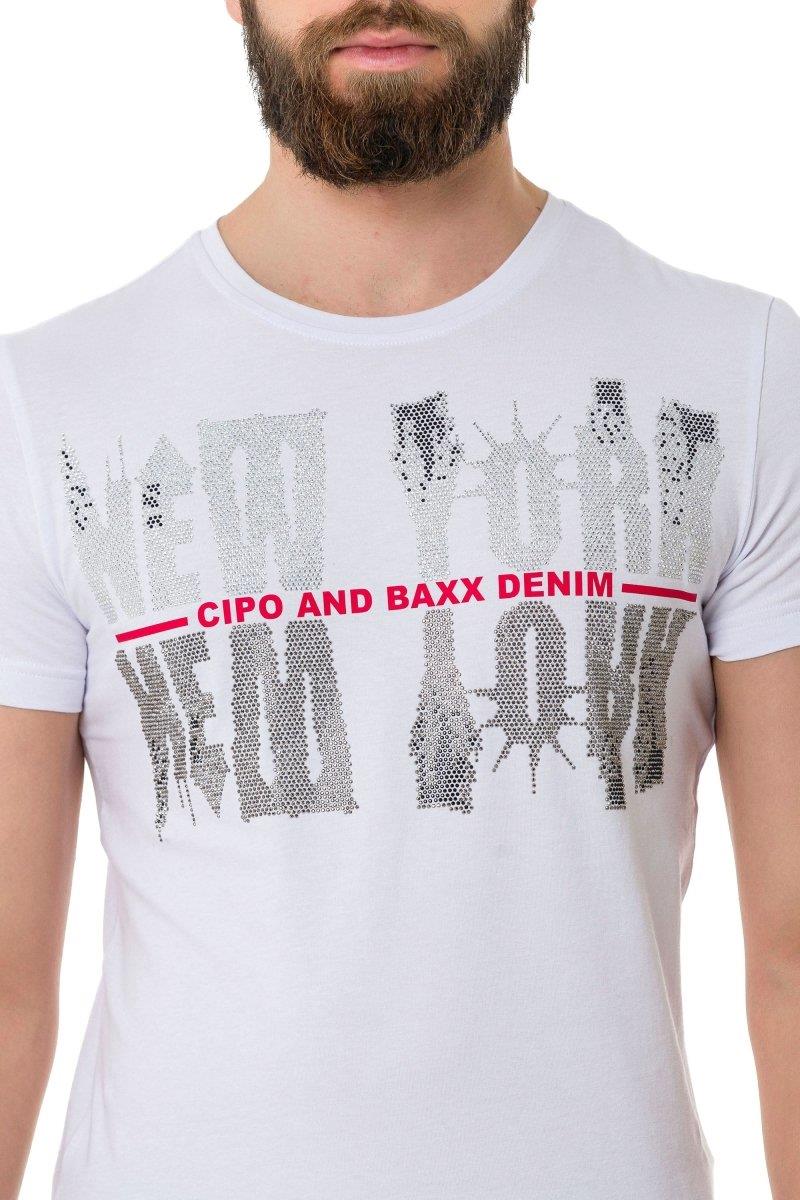 CT733 Men's T-shirt with cool city motif