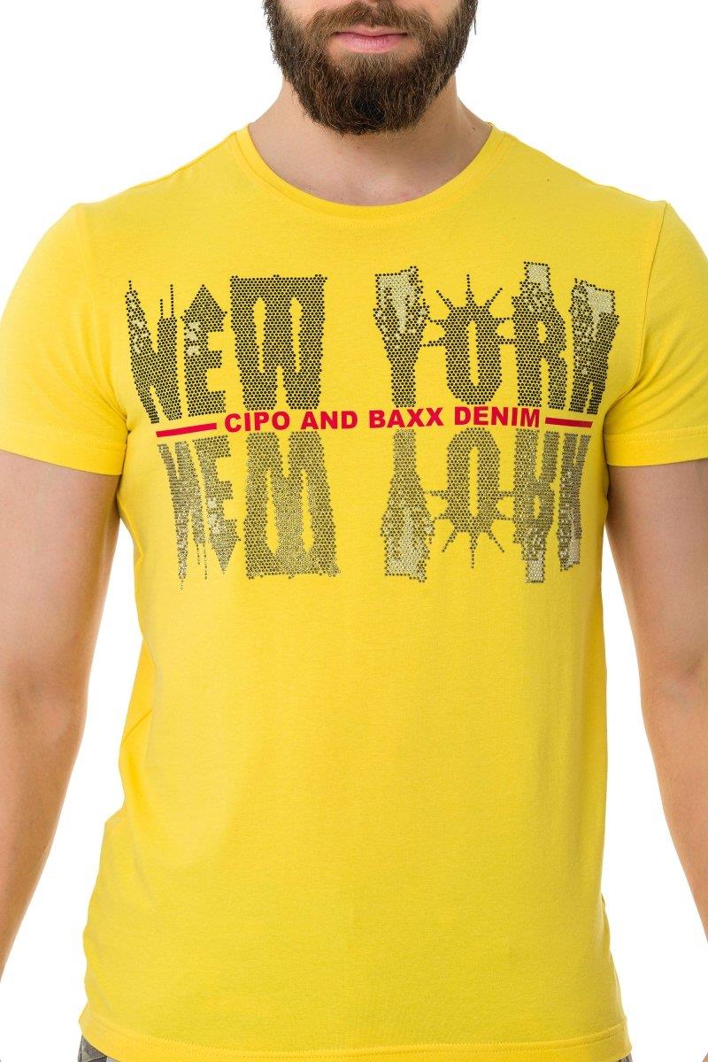 CT733 Men's T-shirt with cool city motif