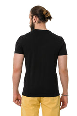 CT734 Men's T-Shirt with Piece Fill Embossing