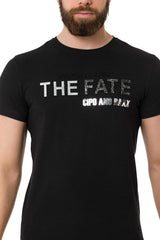 CT735 Men's T-shirt with stylish chest print