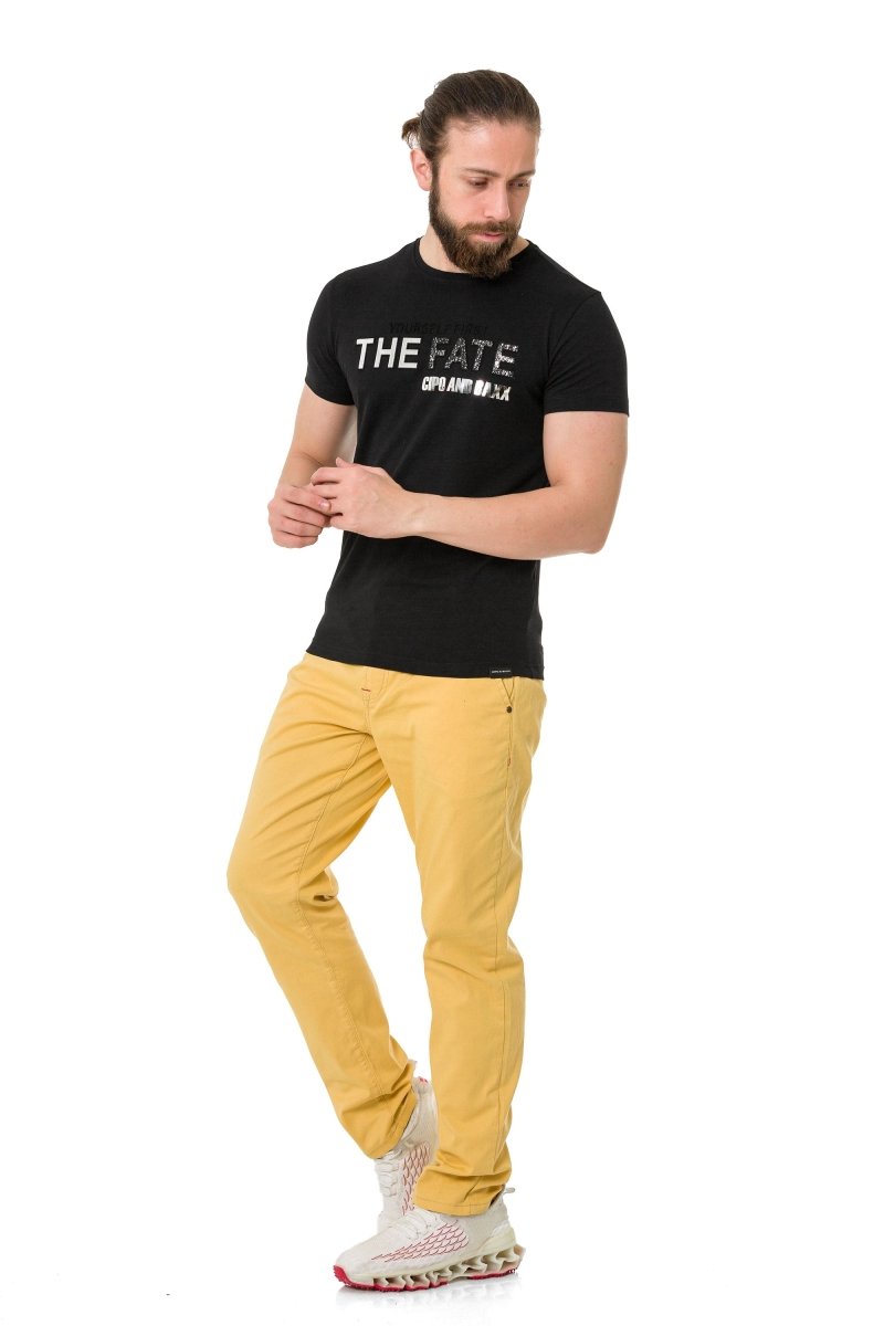 CT735 Men's T-shirt with stylish chest print