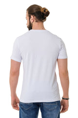 CT735 Men's T-shirt with stylish chest print