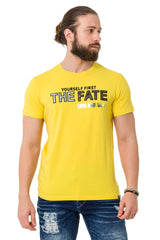 CT735 Men's T-shirt with stylish chest print