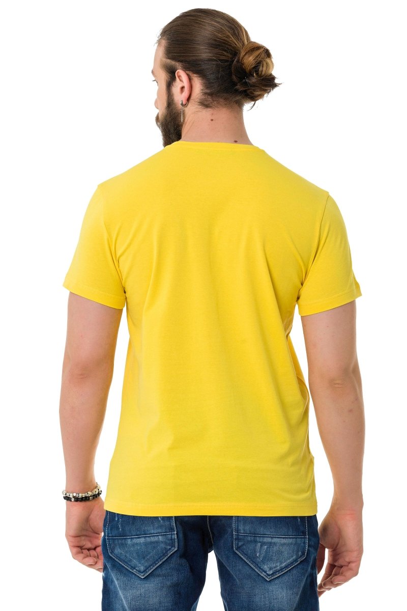 CT735 Men's T-shirt with stylish chest print