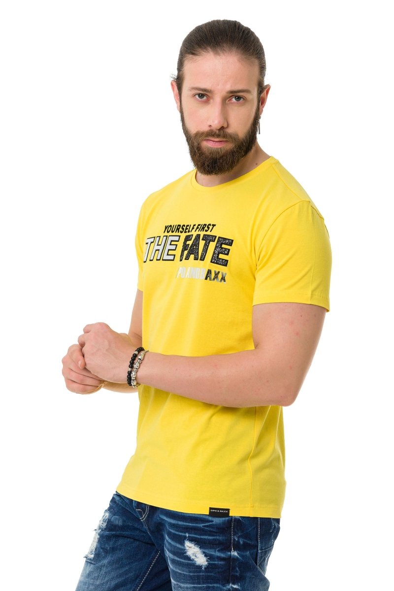 CT735 Men's T-shirt with stylish chest print
