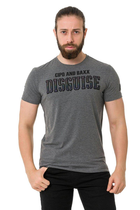 CT737 Men's T-shirt with Stealth embossing