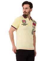 CT738 Men's Polo Shirt with Trendy Print
