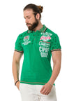 CT738 Men's Polo Shirt with Trendy Print