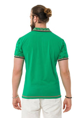 CT738 Men's Polo Shirt with Trendy Print