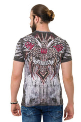 CT746 Men's T-Shirt Wing Cross with laser print