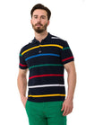 CT749 Men's T-shirt with fashionable striped pattern