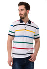 CT749 Men's T-shirt with fashionable striped pattern