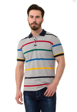 CT749 Men's T-shirt with fashionable striped pattern
