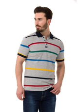 CT749 Men's T-shirt with fashionable striped pattern